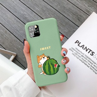 เคสซิลิโคนลายแตงโมหมา TPU กันกระแทก นิ่ม สำหรับOPPO A5/ A9 2020 Reno A3S  A7 OPPO A31 A5s  A12 F11 Pro F9 F7 #904