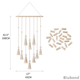 [Biubond] พรมถักมาคราเม่ สําหรับแขวนตกแต่งผนังบ้าน