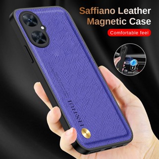 For For Huawei nova 11i 4G 6.8" MAO-LX9 LX 9 Shockproof Cover Luxury Leather Cross pattern Casing Magnetic shell