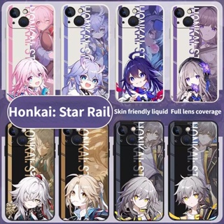 เคสโทรศัพท์มือถือ ทรงสี่เหลี่ยม กันกระแทก ลายการ์ตูนเกม Honkai Star Rail Kafka Jing Yuan Luocha Yanqing สําหรับ Xiaomi POCO F3 X4 GT NFC X5 Pro 5G Note 12 5G