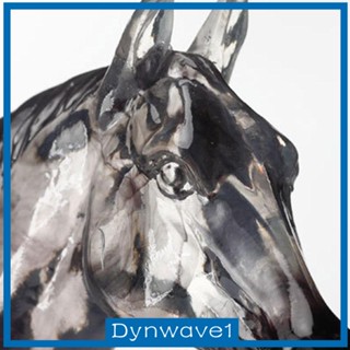 [Dynwave1] รูปปั้นม้าเรซิ่น รูปสัตว์ สไตล์นอร์ดิก สําหรับตกแต่งบ้าน ชั้นวางหนังสือ โต๊ะ เก็บสะสม ของขวัญ