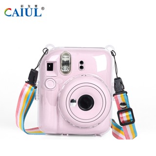 เคสโพลารอยด์คริสตัลใส กันรอยขีดข่วน สําหรับ instax mini12