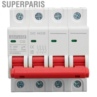 Superparis DC Circuit Breaker 6000A Breaking  4P PV Air Electromagnetic for Solar Photovoltaic System