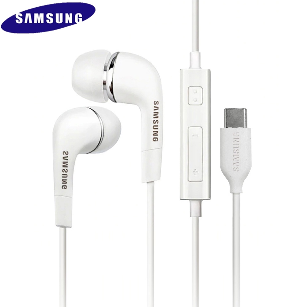 ของแท้ ชุดหูฟังอินเอียร์ แบบมีสาย ไมโครโฟน สําหรับ Samsung A73 A53 A33 S23 Ultra Type C A60 A80 A90 S10 5G S21 S20 FE