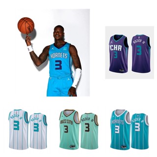 Charlotte Hornets #3 Terry Rozier เสื้อสเวตเตอร์ของเสื้อบาสเก็ตบอล NBA Jersey