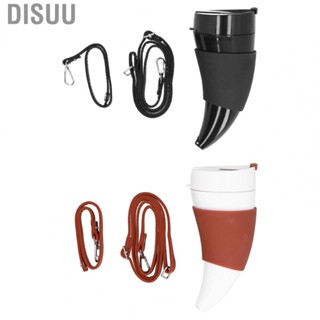 Disuu Goat Horn Shape Insulated Thermal Non‑toxic Travel Mug Coffee  230ml Hot Cold