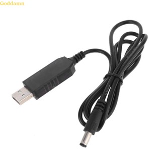 Godd สายชาร์จ USB 5V เป็น 4 2V 8 4V 12 6V สําหรับ DC 5 5x2 1 มม.