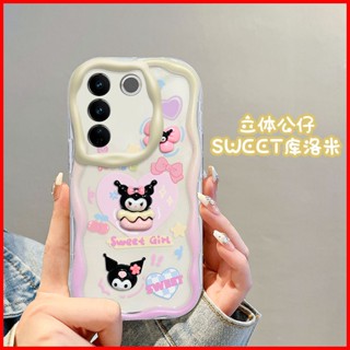 เคส Vivo V27e เคสVivo V27E 5G เคสโทรศัพท์มือถือ ลายครีม สามมิติ สําหรับ BBNY