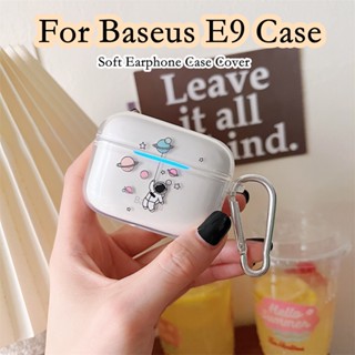 【imamura】เคสหูฟัง แบบนิ่ม ลายการ์ตูนมินิมอล สําหรับ Baseus E9 E9