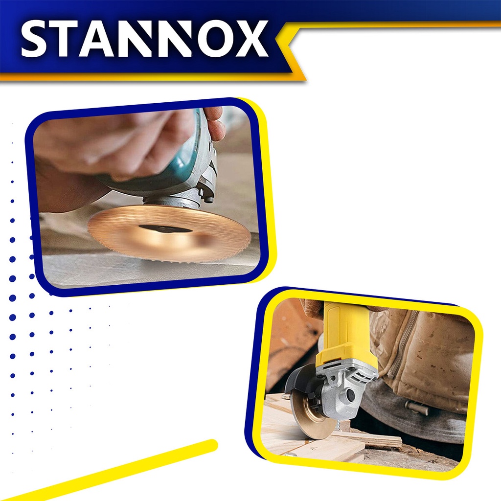 ใบขัดไม้ ใบเจียร์ไม้ STANNOX ขนาด 4 นิ้ว - รูปที่ 5