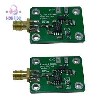 เครื่องตรวจจับพลังงาน AD8307 RF 1-600MHz RF 2 ชิ้น