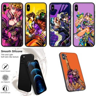 เคสโทรศัพท์มือถือ ซิลิโคนนิ่ม ลาย JoJos Bizarre Adventure สําหรับ iphone 11 12 13 Pro Max Mini CC7