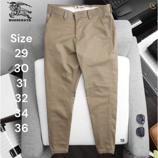 📢ใหม่🧨 Burb long chinos pants กางเกงสำหรับผู้ชาย ทรงสวยคุณภาพ (มีเก็บปลายทาง)