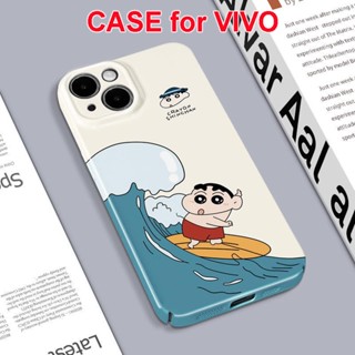 เคสโทรศัพท์มือถือแบบแข็ง ลายการ์ตูนชินจัง สําหรับ VIVO T2X V20Pro V23 V23Pro V23e V25Pro V27 V27e X30 X50 X60 X70 X80 X90