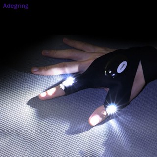 [Adegring] ถุงมือไฟฉาย Led กันน้ํา พร้อมไฟ Led 1 ชิ้น สําหรับตั้งแคมป์กลางแจ้ง