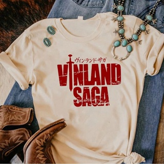 เสื้อยืด พิมพ์ลายกราฟิกอนิเมะ Vinland Saga 2000s สไตล์ฮาราจูกุ สําหรับผู้หญิง