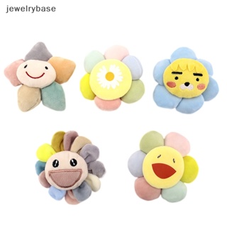 [jewelrybase] เข็มกลัด ผ้าฝ้าย จี้ตุ๊กตาการ์ตูนดอกทานตะวันน่ารัก 1 ชิ้น