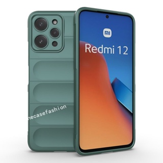  เคสโทรศัพท์ซิลิโคน TPU แบบนิ่ม กันกระแทก ป้องกันกล้อง สําหรับ Xiaomi Redmi 12 Redmi12 4G 2023