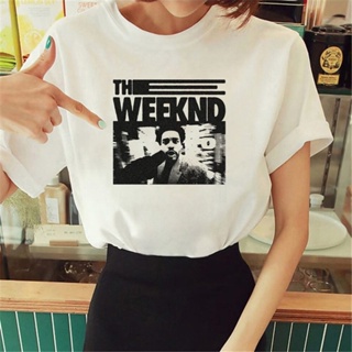 เสื้อยืด พิมพ์ลายอนิเมะ the Weeknd สไตล์ฮาราจูกุ สําหรับผู้หญิง 2000s