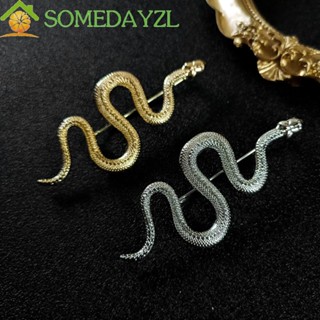 Somedayzl งู เข็มกลัด Pins ของขวัญใหม่ ผู้หญิง สัตว์ ผู้ชาย โลหะ แฟชั่น เครื่องประดับ