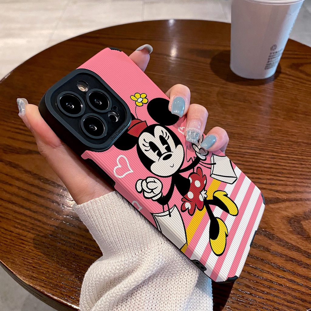 Princess Mickey เหมาะสําหรับเคสโทรศัพท์ iPhone 11 12 13 14 Pro Max IPX Xr Xs Max 7 8 6s Plus ซิลิโคนอ่อนนุ่มเคสโทรศัพท์