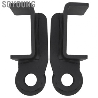 Soyoung Front Bumper Tow Hook Mounts  Black Strong Structure D Ring Bracket for Tacoma 2009 To 2023