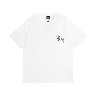 Stussy-เสื้อยืด คอกลม แขนสั้น พิมพ์ลายบล็อกน้ําแข็ง สไตล์คลาสสิก แฟชั่นใหม่ล่าสุด สําหรับผู้ชาย และผู้หญิง Or7Ii