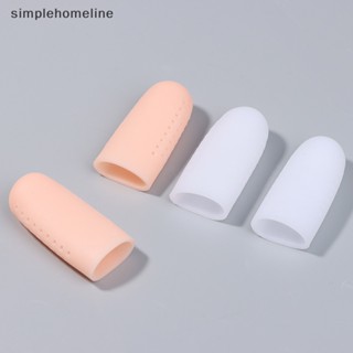 [simplehomeline] ใหม่ พร้อมส่ง ท่อซิลิโคน ระบายอากาศ ป้องกันนิ้วเท้า มีรูแยกนิ้วเท้า 2 ชิ้น