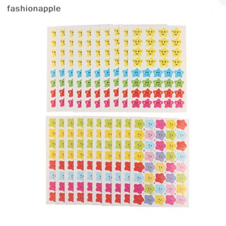 [fashionapple] ใหม่ สติกเกอร์ฉลาก ลายหน้ายิ้ม ดาวน่ารัก สําหรับติดตกแต่งโรงเรียน เด็ก ครู 400 ชิ้น