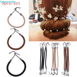 SEPTEMBER Bungee Hair Accessories Gum Band With Hook Headwear Thick Hair Hair Band