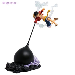 Brightstar ใหม่ โมเดลฟิกเกอร์ รูปปั้นอนิเมะลูฟี่ ของขวัญ ของเล่นสําหรับเด็ก