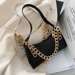 กระเป๋าสะพายข้างผู้หญิง Simple Fashion กระเป๋าสะพายโซ่ Mini มีให้เลือก 2 สี-SC1166