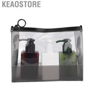 Keaostore Empty Pressed Travel Bottles Set Durable 100ml  Conditioner Recyclable PET with Bag for Dispensing Lotions