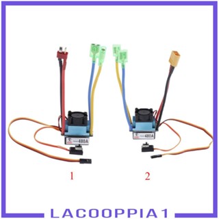 [Lacooppia1] ตัวควบคุมความเร็ว 480A 2-4S ESC สําหรับมอเตอร์เรือ 540 550 775 ปลั๊ก T