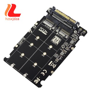 2 in 1 อะแดปเตอร์แปลง M.2 NVME SATA U2PCB M.2 NVME SSD Key M Key B SSD เป็น U.2 SFF-8639 PCIe M2 สําหรับคอมพิวเตอร์ตั้งโต๊ะ