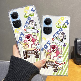 ใหม่ เคสโทรศัพท์มือถือแบบนิ่ม ใส กันกระแทก ลายกราฟฟิตี้ Toy Story สําหรับ Oppo Reno 10 Pro Reno10 Pro+ Reno 8T Reno8 Pro Reno8 Z 5G 4G 2023 Reno10Pro Reno8 T