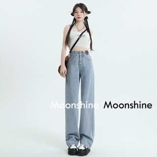 Moon  กางเกงขายาว คาร์โก้ กางเกง เชือกอเมริกันคลาสิค Cargo pants 2023 NEW Korean Style ทันสมัย High quality Chic A23L0A6 36Z230909