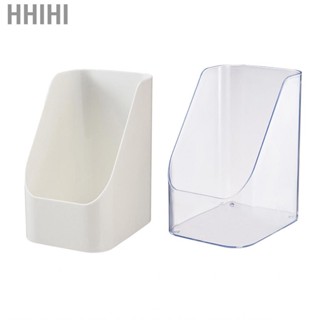 Hhihi Storage Bin Organizer  Desktop Box Portable Mutifunctional Dust Free Plastic for Office