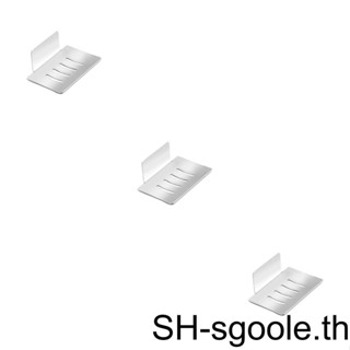 1/2/3 ที่วางสบู่ในห้องน้ํา ที่ยึดสบู่ ไม่ต้องเจาะ สไตล์เรียบง่าย อุปกรณ์ครัวเรือน ตาข่าย ชั้นเก็บของ อุปกรณ์ห้องน้ํา