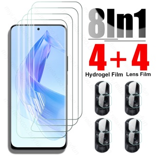 Honer 90 เคส 8In1 ฟิล์มไฮโดรเจล กันรอยหน้าจอ สําหรับกล้อง Honor 90 Lite 5G X50i CRT-NX1 6.7 นิ้ว Honar 90Lite Light