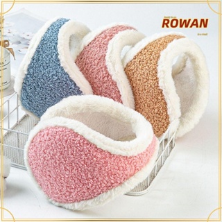 Rowans ที่ปิดหูกันหนาว ผ้ากํามะหยี่ขนนิ่ม ใส่สบาย อบอุ่น สําหรับเล่นสกี