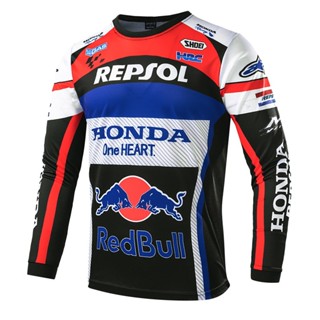 เสื้อกีฬาแขนยาว ลาย HONDA สําหรับผู้ชาย 27114