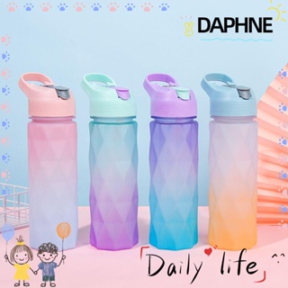 DAPHNE ขวดน้ํา ไล่โทนสีรุ้ง ขนาด 600 มล. สําหรับเล่นกีฬา