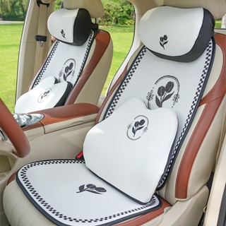 New Car Headrest Neck Pillow Memory Foam Car Comfortable Rebound Pillow Tulip Four Seasons Universal Car headrest Car waist pillow car interior accessories