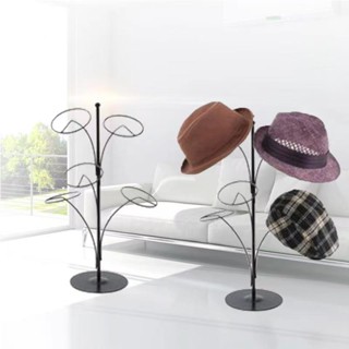 [Hat Rack] ชั้นวางหมวก แบบเหล็ก ทรงกลม สําหรับช้อปปิ้ง