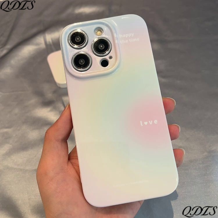 Iphone 13 11max 8p12 14pro 7 j4p3 Color Gradient กันกระแทก Hard Case เคสโทรศัพท์