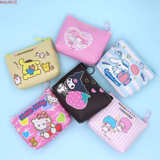 Maurice กระเป๋าสตางค์ กระเป๋าใส่เหรียญ กุญแจ มีซิป ลาย My Melody Kitty สําหรับเด็ก