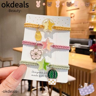 OKDEALS เครื่องประดับผม สร้อยข้อมือ จี้รูปดาว สําหรับผู้หญิง และคู่รัก