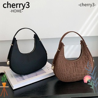 Cherry3 กระเป๋าถือ ผ้าสักหลาด ลายน่ารัก เรียบง่าย สําหรับใต้วงแขน