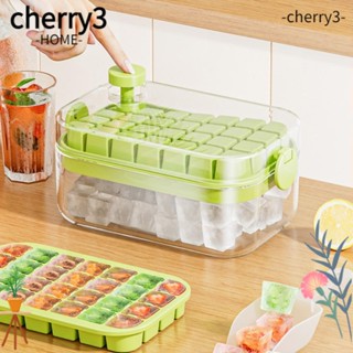 Cherry3 ถาดแม่พิมพ์ทําน้ําแข็ง พร้อมฝาปิด 56 ช่อง สีม่วง สําหรับงานปาร์ตี้